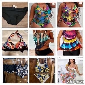Bathing suit material can be recycled for use in arts and crafts - all New items